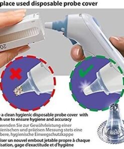 Braun Thermoscan 7 IRT6520 Thermometer + Bonus 40 ThermoScan Lens Filters