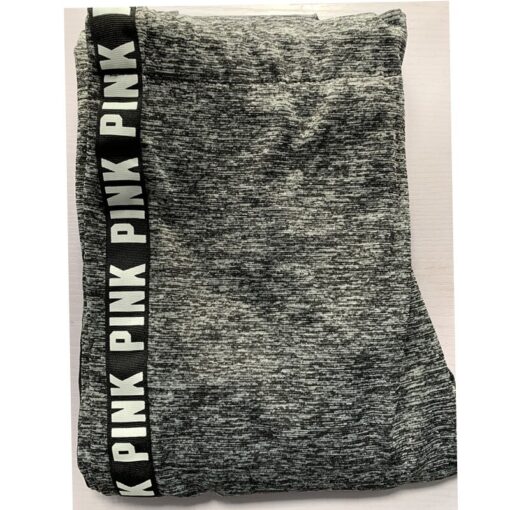 FCCEXIO New 2019 Pink Letters Print High Waist Fitness Leggings Women Sexy Sporting Jeggings Womens Workout Elastic Trousers