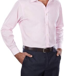 Arrow 1851 Men's Dress Shirt Poplin (Available in Regular, Fitted, Slim, and Extreme Slim Fits)