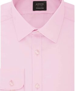 Arrow 1851 Men's Dress Shirt Poplin (Available in Regular, Fitted, Slim, and Extreme Slim Fits)