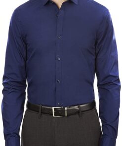 Arrow 1851 Men's Dress Shirt Poplin (Available in Regular, Fitted, Slim, and Extreme Slim Fits)