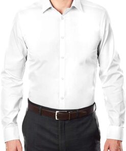 Arrow 1851 Men's Dress Shirt Poplin (Available in Regular, Fitted, Slim, and Extreme Slim Fits)