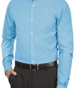 Arrow 1851 Men's Dress Shirt Poplin (Available in Regular, Fitted, Slim, and Extreme Slim Fits)