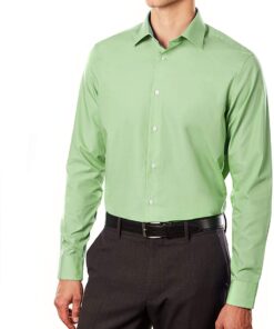 Arrow 1851 Men's Dress Shirt Poplin (Available in Regular, Fitted, Slim, and Extreme Slim Fits)