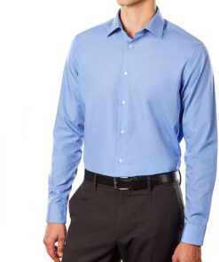 Arrow 1851 Men's Dress Shirt Poplin (Available in Regular, Fitted, Slim, and Extreme Slim Fits)