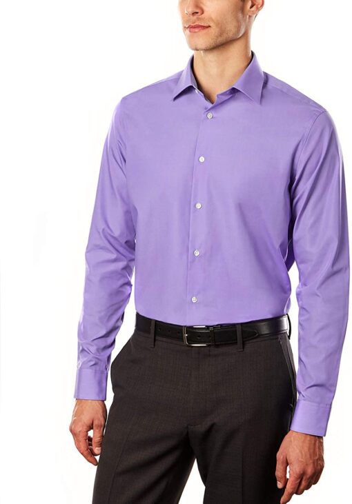 Arrow 1851 Men's Dress Shirt Poplin (Available in Regular, Fitted, Slim, and Extreme Slim Fits)
