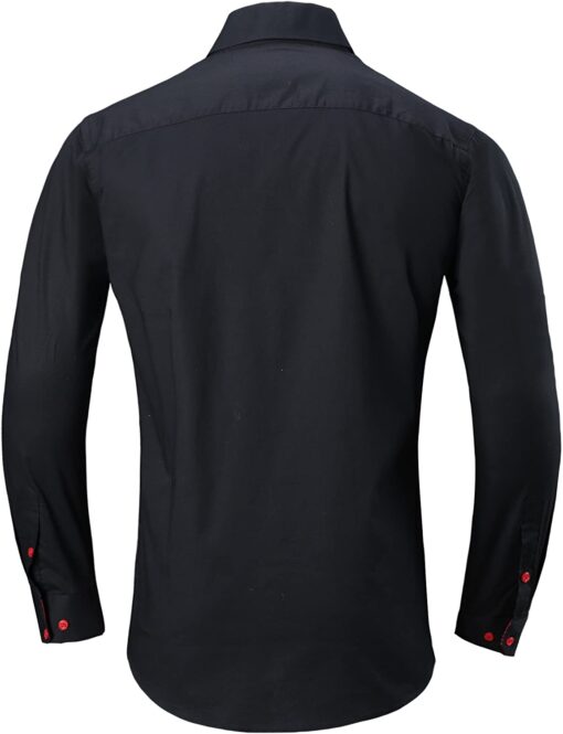 Alex Vando Mens Dress Shirts Regular Fit Long Sleeve Men Shirt