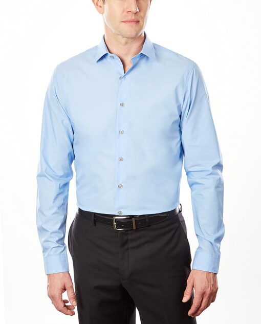 Kenneth Cole Unlisted Men's Dress Shirt Slim Fit Solid