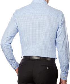 Unlisted by Kenneth Cole Men's Dress Shirt Slim Fit Checks and Stripes (Patterned)