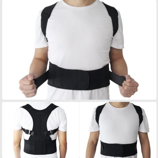 New Magnetic Posture Corrector Neoprene Back Corset Brace Straightener Shoulder Back Belt Spine Support Belt for Men Women