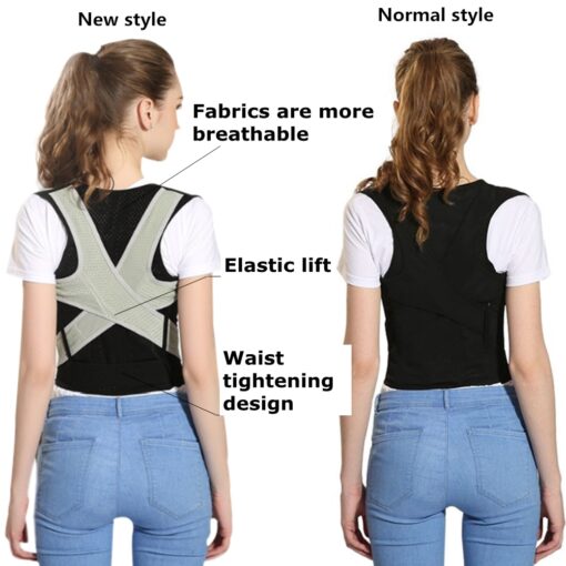 Tlinna Back Posture Corrector Therapy Corset Spine Support Belt Lumbar Back Posture Correction Bandage For Men Women