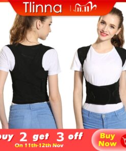 Tlinna Back Posture Corrector Therapy Corset Spine Support Belt Lumbar Back Posture Correction Bandage For Men Women