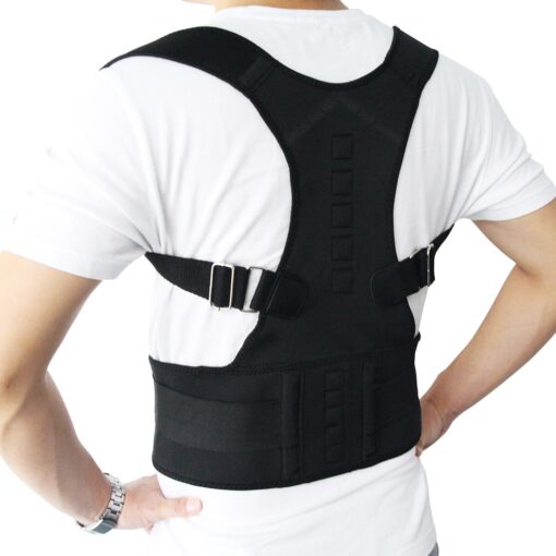 New Magnetic Posture Corrector Neoprene Back Corset Brace Straightener Shoulder Back Belt Spine Support Belt for Men Women
