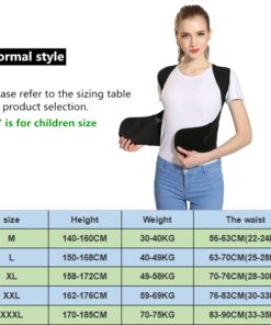 Tlinna Back Posture Corrector Therapy Corset Spine Support Belt Lumbar Back Posture Correction Bandage For Men Women
