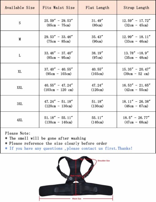 New Magnetic Posture Corrector Neoprene Back Corset Brace Straightener Shoulder Back Belt Spine Support Belt for Men Women