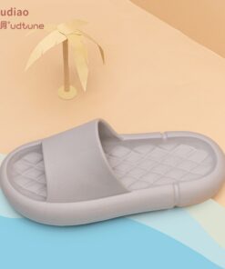 Youdiao EVA Platform Sippers Women Soft Indoor Home Slides For Women Mute Non-slip Sandals Men Summer Poop Feeling Women Shoes