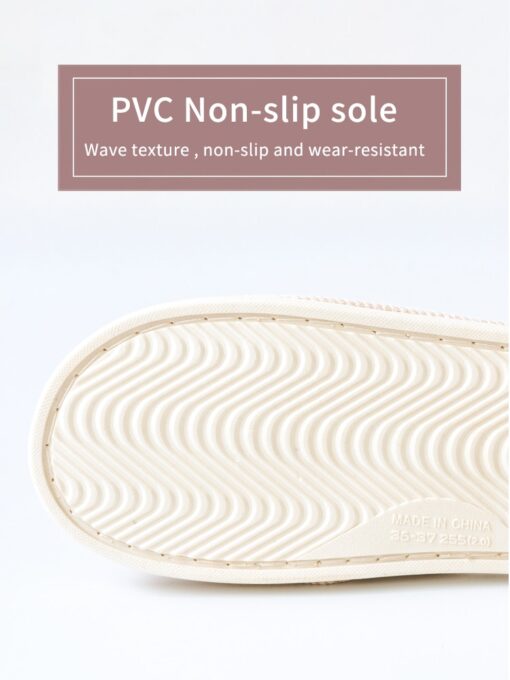 Youdiao linen Slippers For Men Floor Indoor Summer Shoes Cotton Mute Home slipper Women Non-slip Japanese Stylish Slides Solid