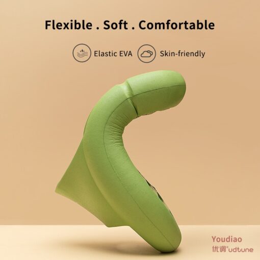 Youdiao EVA Platform Sippers Women Soft Indoor Home Slides For Women Mute Non-slip Sandals Men Summer Poop Feeling Women Shoes