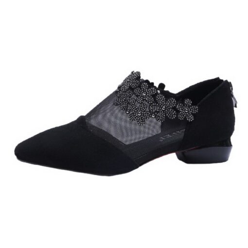 woman high heels shoes party mesh ladies party lace classics high heels crystal zipper crystal solid platform sandals