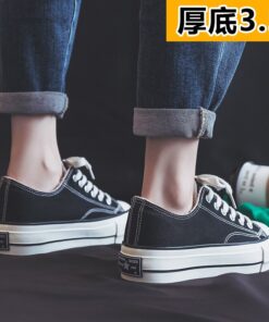Canvas shoes women's shoes 2020 new winter plush ulzzang versatile cotton shoes thick soled casual shoes 35-40 Fashion Warm shoe