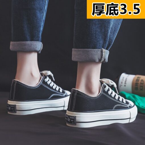 Canvas shoes women's shoes 2020 new winter plush ulzzang versatile cotton shoes thick soled casual shoes 35-40 Fashion Warm shoe