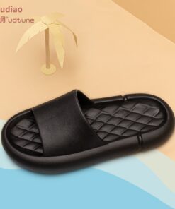 Youdiao EVA Platform Sippers Women Soft Indoor Home Slides For Women Mute Non-slip Sandals Men Summer Poop Feeling Women Shoes