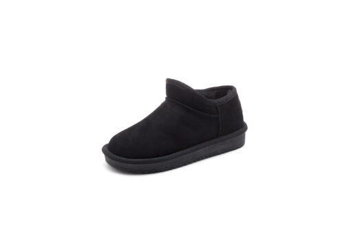 Winter 2020 New Women's Snow Boots Fashion Warm Suede Women's Flat Bottom Short Home Casual Shoes Size 35-40