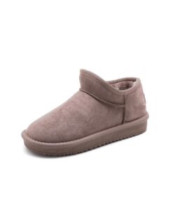 Winter 2020 New Women's Snow Boots Fashion Warm Suede Women's Flat Bottom Short Home Casual Shoes Size 35-40